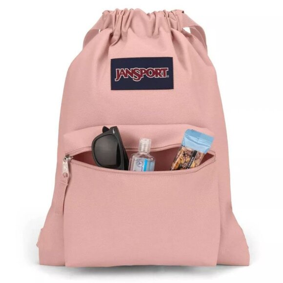 JanSport Drawstring Bag - Misty Rose - Picture 2 of 4